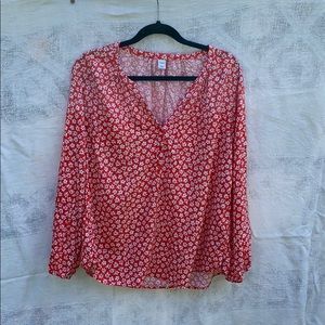 Old Navy floral blouse